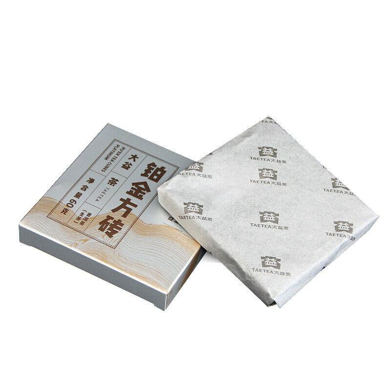CIFbuy Pu'er Tea Cubes Platinum * 2019 Menghai Dayi Brick Raw Shen Puer Pu-erh Tea 240g