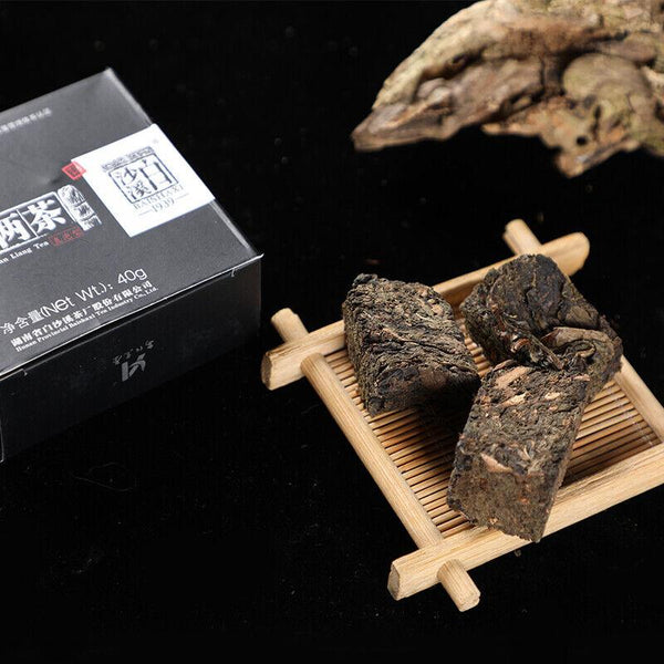 CIFbuy BAISHAXI Qian Liang Cha Hunan Anhua Dark Tea 320g QianLiang Tea Brick Black Tea