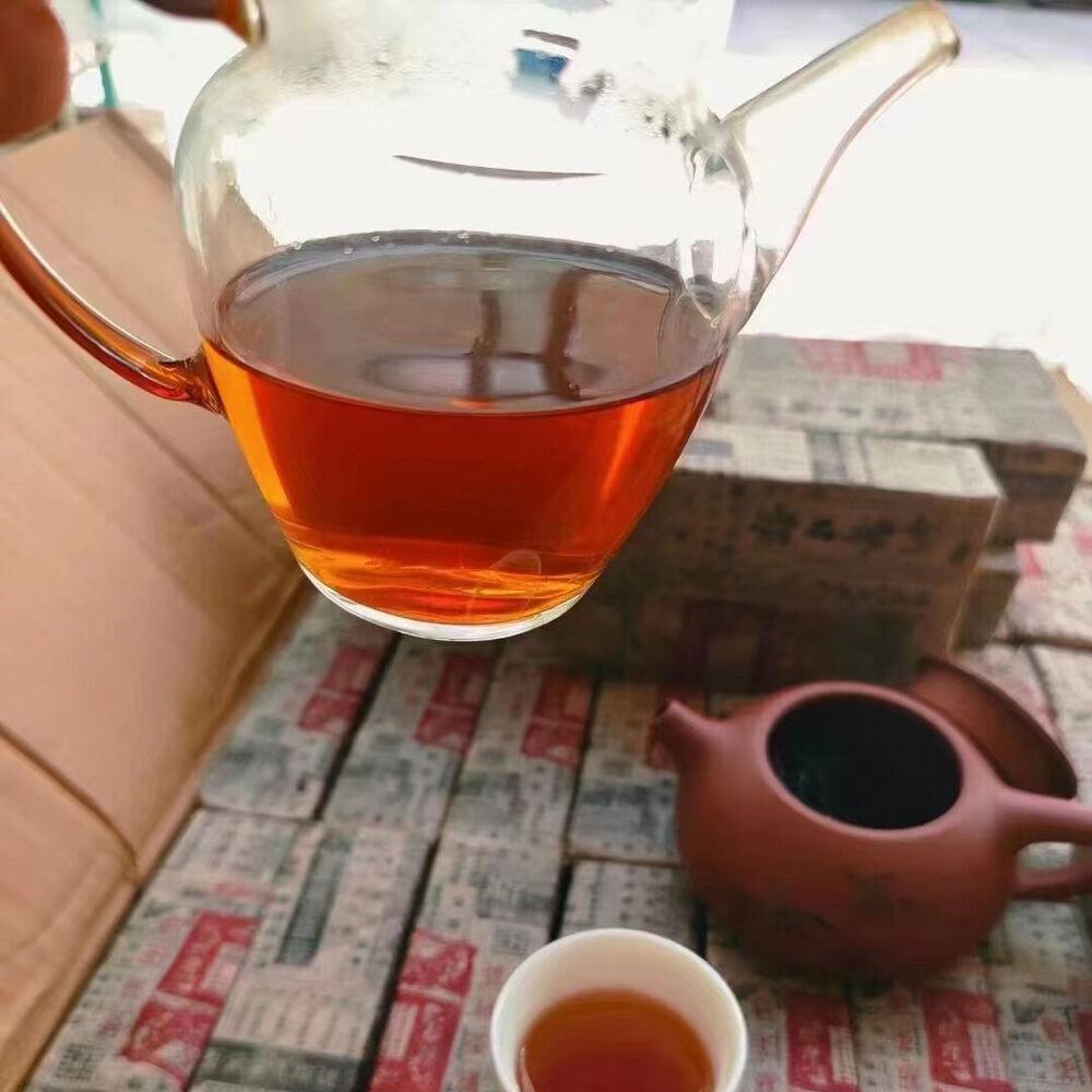 CIFbuy500g Yunnan Aged Pu-erh Ripe Tea Brick 1970 Jingchanghao Old Puerh Tea Pu'er Tea