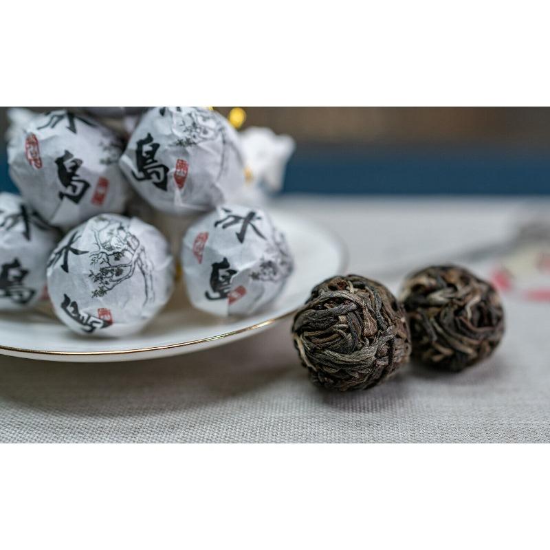CIFbuy 500g 8g/pc Icelandic Dragon Pearl Pu-erh Raw Tea Handmade Dragon Pearl Tuocha