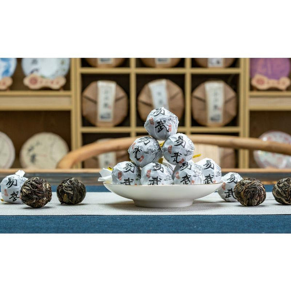 CIFbuy 500g 8g chacun Yiwu Dragon Pearl Pu-erh Raw Tea Handmade Dragon Pearl Tuocha