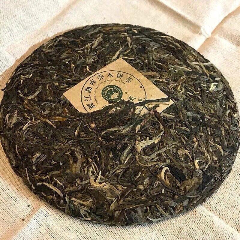 CIFbuy 357g Bingdao Shen Puerh Tea Old Tree Raw Puerh Tea Puer Tea Cake Pu erh Tea Main image