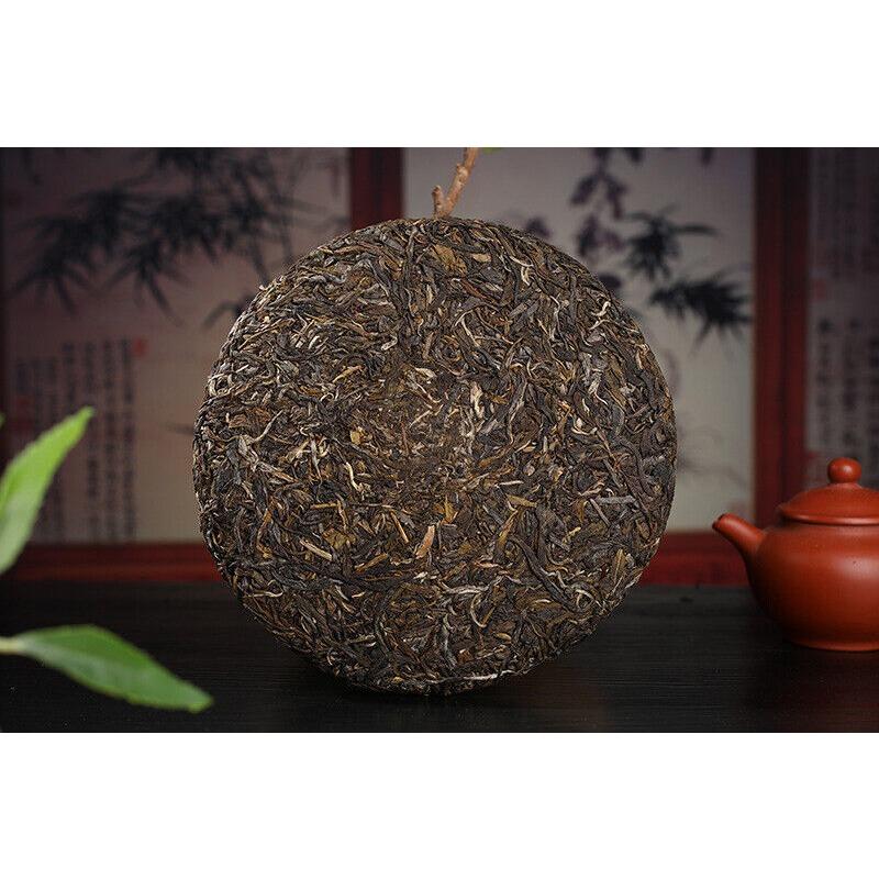 CIFbuy Yunnan Pu'er Tea Yiwu Ancient Tree 357g Pu'er Raw Tea Cake with Orchid Aroma