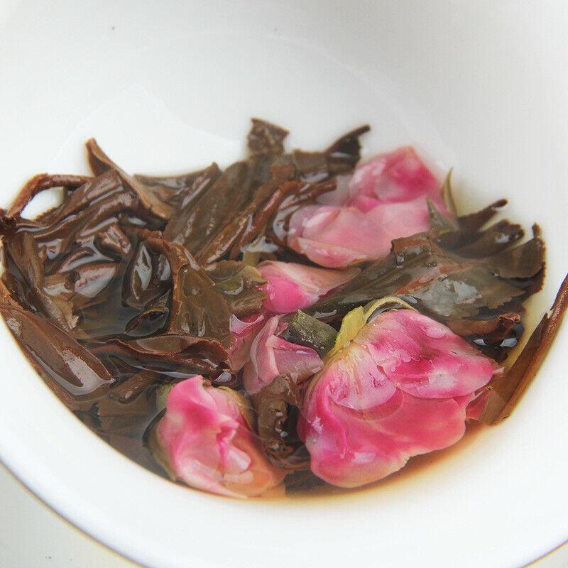 CIFbuy 100g Yunnan Old Tea Tree Red Rose Black Tea Fengqing Dian Hong Rose Tea Cake