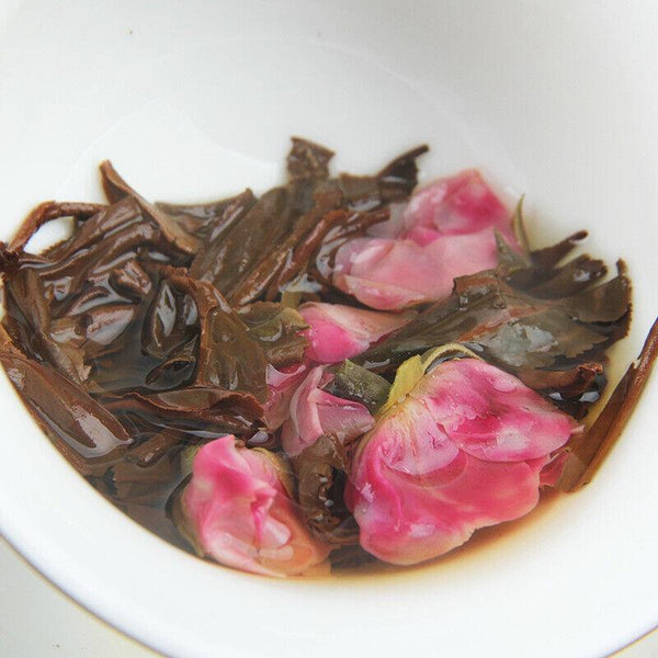 CIFbuy 100g Yunnan Old Tea Tree Red Rose Black Tea Fengqing Dian Hong Rose Tea Cake