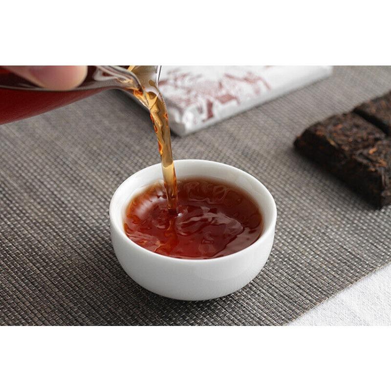 CIFbuy 50g Yunnan Pu'er Icelandic Mellow Old Tree Ripe Chocolate Tea Brick Spring Tea