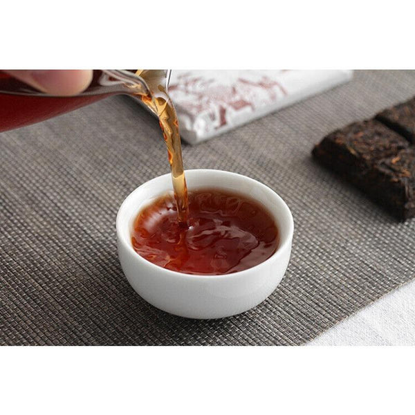 CIFbuy 50g Yunnan Pu'er Icelandic Mellow Old Tree Ripe Chocolate Tea Brick Spring Tea