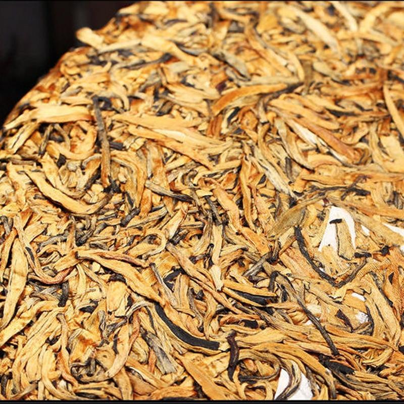 CIFbuy 2023 Fengqing Dianhong Black Tea, Large Golden Buds, Honey Aroma, Dian Hong Tea Cake 200g/400g