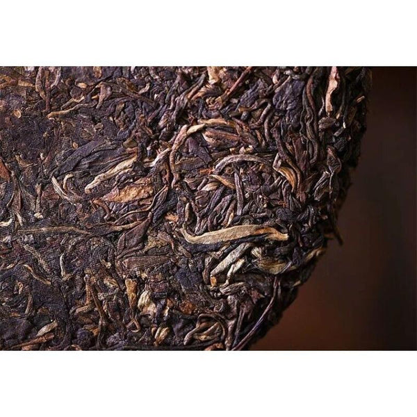 CIFbuy Li Ming Octagonal Pavilion Peacock Township Puerh Tea Cake 357g Raw Puer