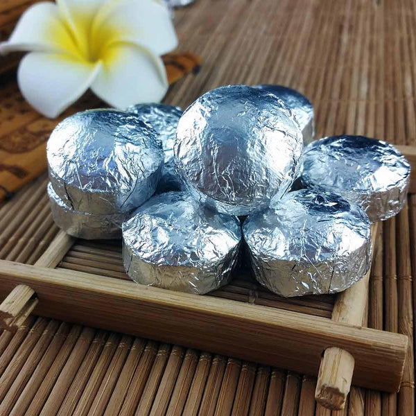 CIFbuy 2021/2022 Yunnan Raw Sheng Puerh Mini Tuocha, Silver Foil Packaging, 75g