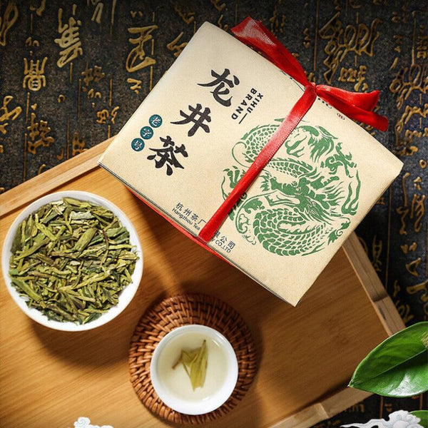 CIFbuy Yu Qian * Chinese Xi Hu Longjing Tea Long Jing Spring Dragon Well Green Tea 200g