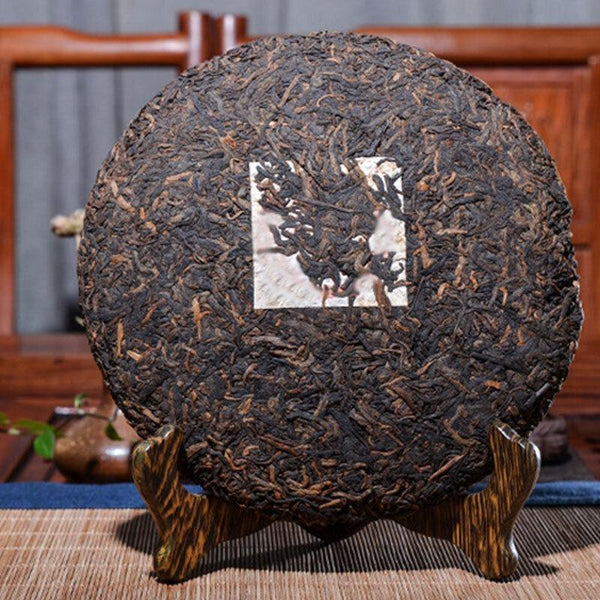 CIFbuy Yunnan Menghai Puerh Tea Cake Ripe Tea Cake 357g Aged Old Tea