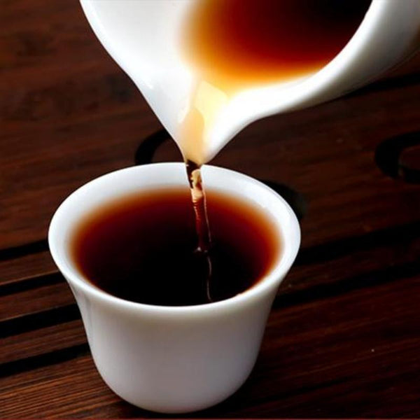 CIFbuy500g Yunnan Ripe Puerh Tea Pu-erh Cooked Tea Bag Package Small Pu'er Tea Cake