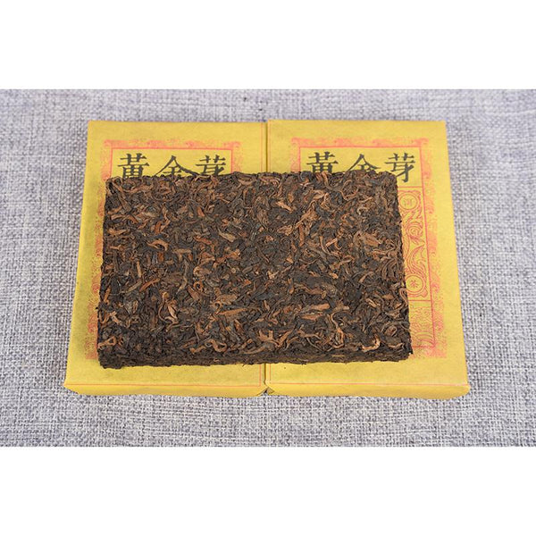 CIFbuy 250g Yunnan Pu'er Tea Ripe Tea Golden Bud Ripe Brick Weight Loss Healthy Drink