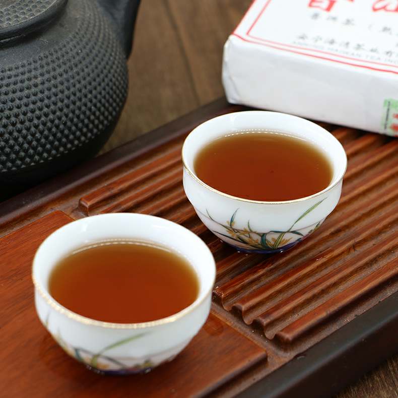 CIFbuy 2020 Old Comrade 7588 Shu Puer Brick Tea Haowan 250g