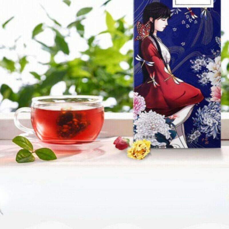 CIFbuy 9g*10 Chrysanthemum Tea Xiaoyao Herbal Camellia Tea Chixiaodou Barley Rose Tea