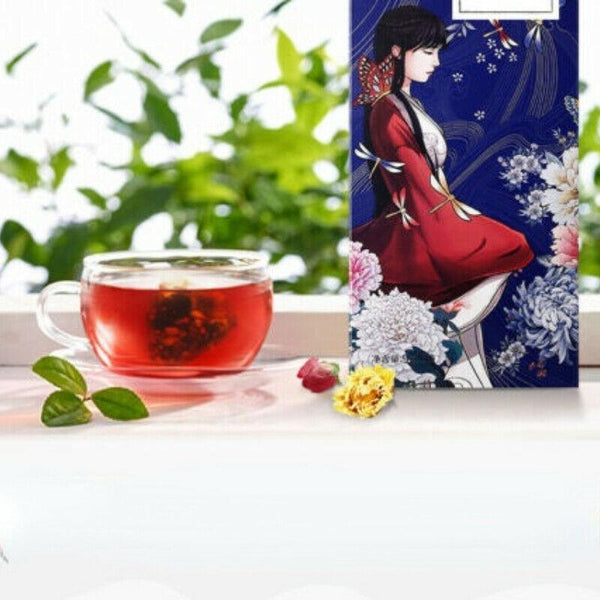 CIFbuy 9g*10 Chrysanthemum Tea Xiaoyao Herbal Camellia Tea Chixiaodou Barley Rose Tea