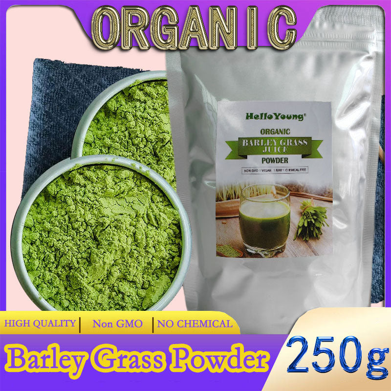 barley powder pure organic Organic Barley Grass Powder original 250g barley grass official store beautiful skin, healthy slimming drink Main image