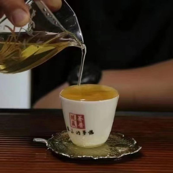 CIFbuy 4Pcs 250g Pu'er Raw Tea Brick Xigui Golden Leaves Puerh Organic Pu-erh Green Tea