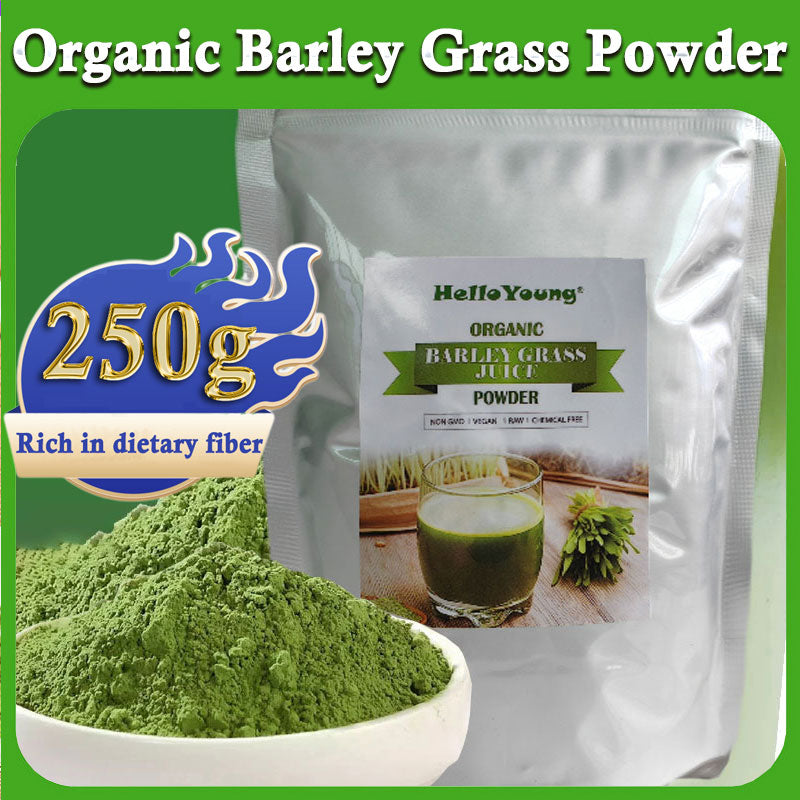 Barley Grass Powder Original 100% Pure And Organic Green Tea Barley Grass Powdered Drink Chlorophyll & Trace Minerals No Maltodextrin & Sugar Main image