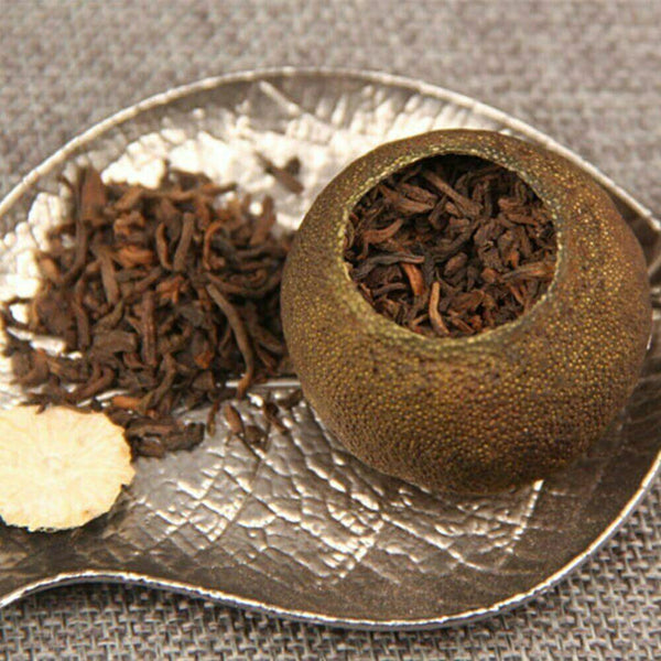 CIFbuy XinHui "Chen Pi" Shu Puerh Tea Tangerine Peel Pu'er Ripe Puer Orange Tea 100g