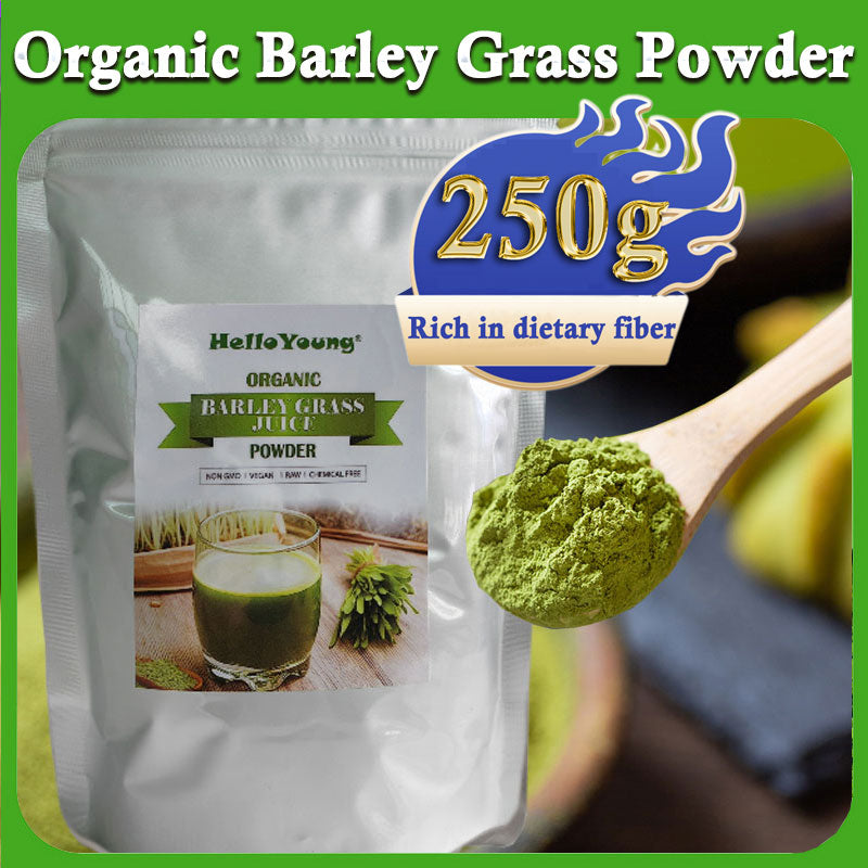 Barley grass powder original barley grass powder willy ong 100% Natural Pure Barley Grass Low Sugar Body Detoxification