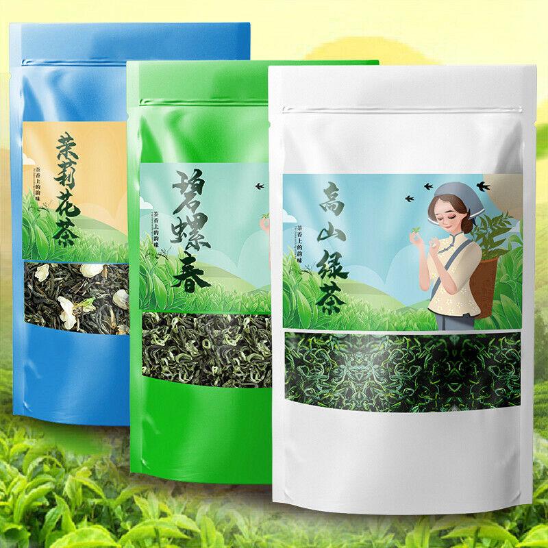 CIFbuy 100g High Mountain Certified Green Tea Natural Jasmine Tea Biluochun Green Tea