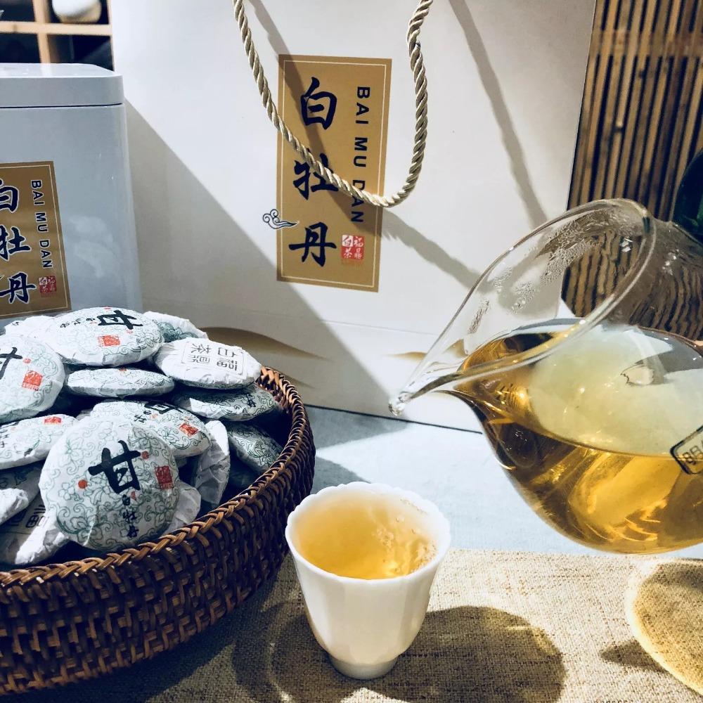 CIFbuy 250g FuDing white tea Bai mu dan cake Lao Bai Cha Old aged Small Pai Mu Tan tea