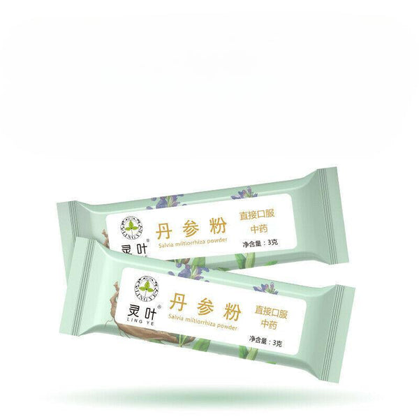 CIFbuy Salvia Miltiorrhiza Powder Health Enhancing Herbal Tea Soup and Mask 100% Pure Natural Salvia Power Herbal Tea 3g*30bag