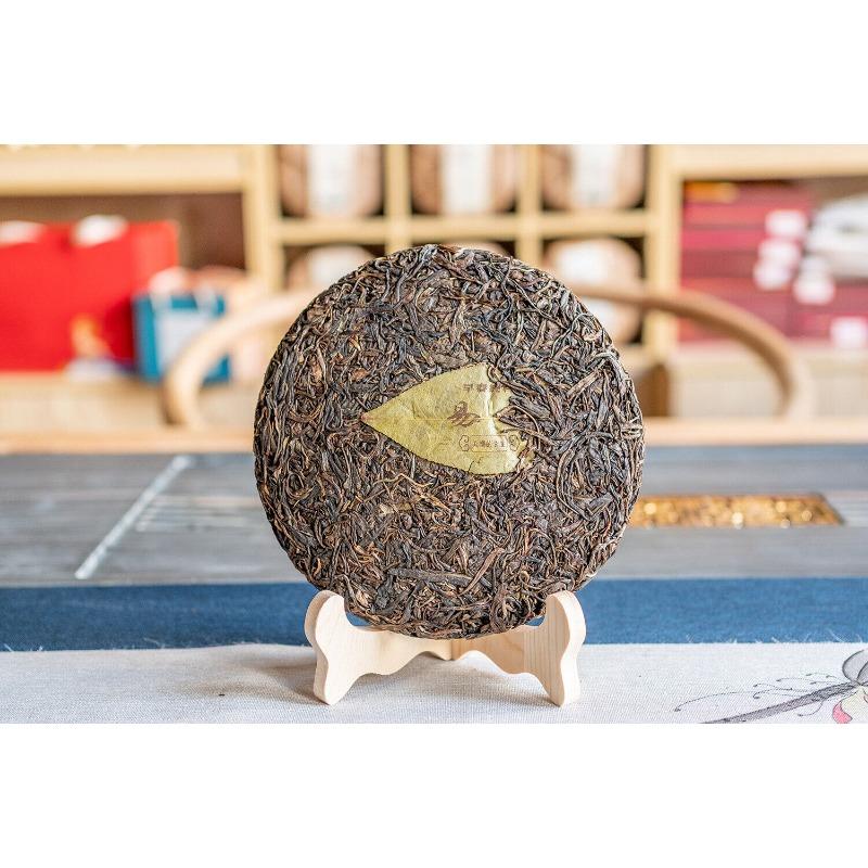 CIFbuy 357g Yunnan Yiwu Wild Release Ancient Tree Tea Cake Aged Pu-erh Raw Tea