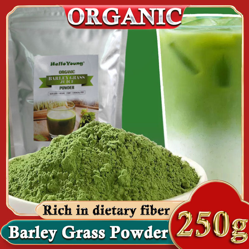 Barley Grass Powder 100% Pure & Organic Organic Barley Grass Powder Pure Organic Barley for Women and Men 250g Organic Grass Powder, 100% Natural Superfood Main image