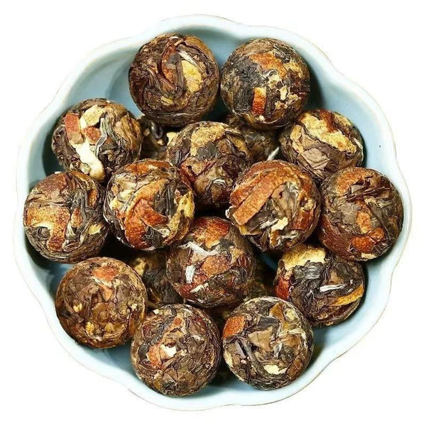 CIFbuy White Tea Stuffed Tangerine Orange Fuding Chenpi Bai Cha Aged Shou Mei 250g