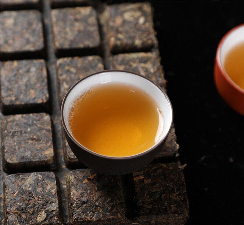 CIFbuy HE ZHUANG CHA 2018 China Anhua Baishaxi Instant Dark Tea Shortcut Brick Tea 450g
