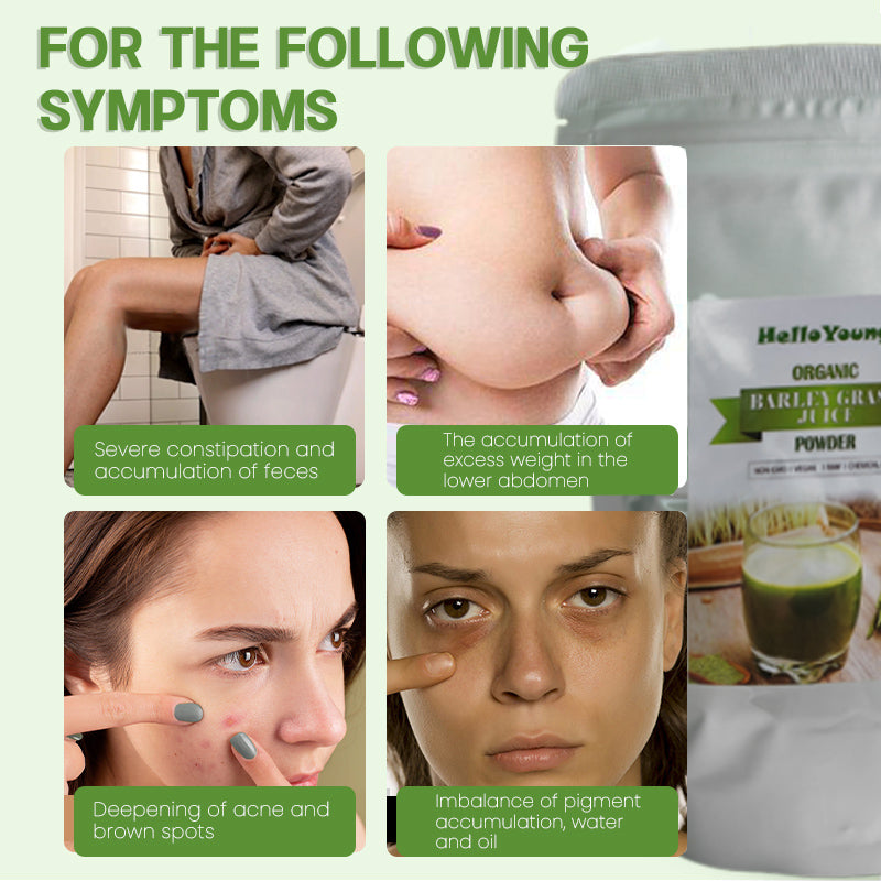 Organic Barley Grass Powder original 250g moistening intestines, lowering cholesterol, beautiful skin, healthy slimming drink