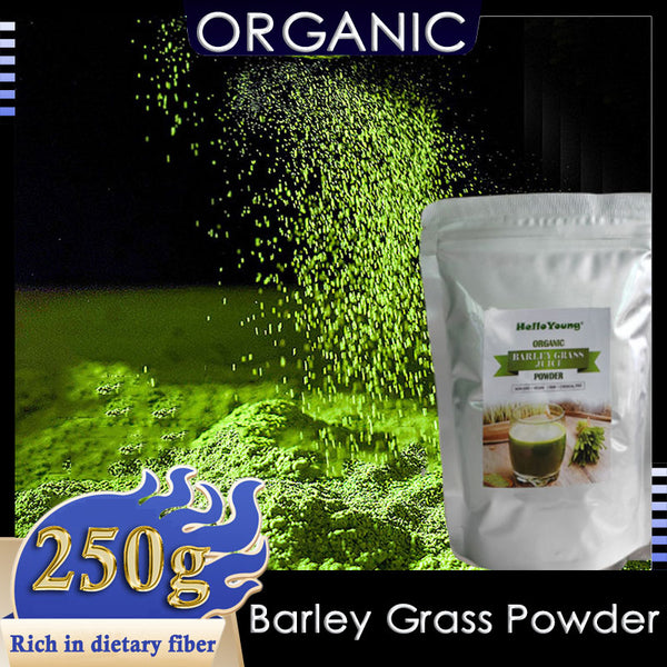 HelloYoung Imported Unsweetened Premium Organic Barley Grass Gluten-Free Soy-Free Vegan & Paleo – Daily Greens Booster