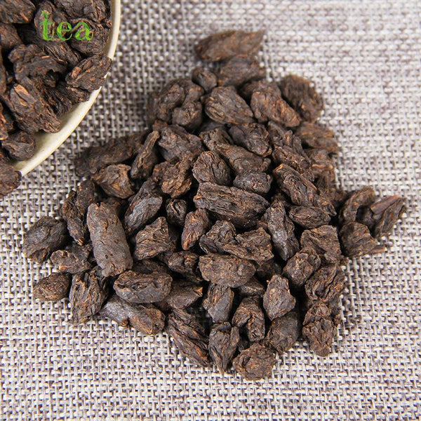CIFbuy Excellent Puer Tea, Menghai Original Flavor Tea, Fossil Aromatic Puer Tea, Crushed Silver Aged Tea, Wholesale, 500g