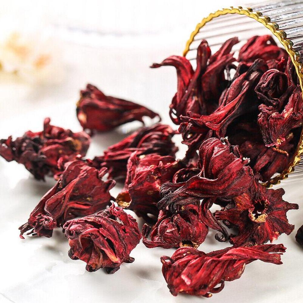 CIFbuy 500g Dried Roselle Hibiscus Sabdariffa Floral & Herbal Tea Luo Shen Hua Flower