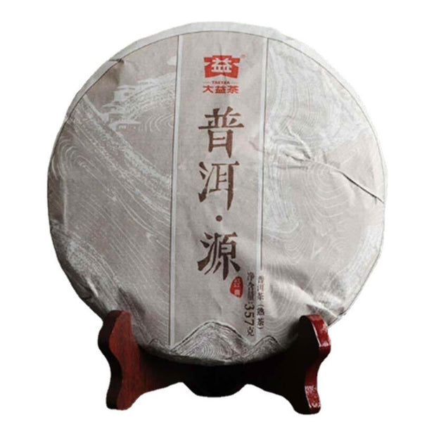 CIFbuy 357g TAETEA Ripe Pu-erh Tea Cake Shu Fermented Yunnan Black Tea
