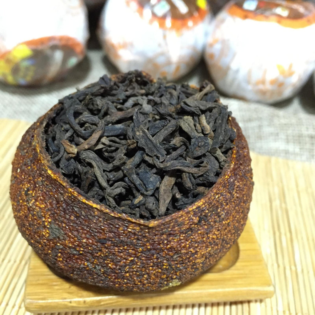 CIFbuy Aged Orange Puer Tea 312 Jujube Fragrance Xinhui Chenpi Pu'er Cooked Loose Tea