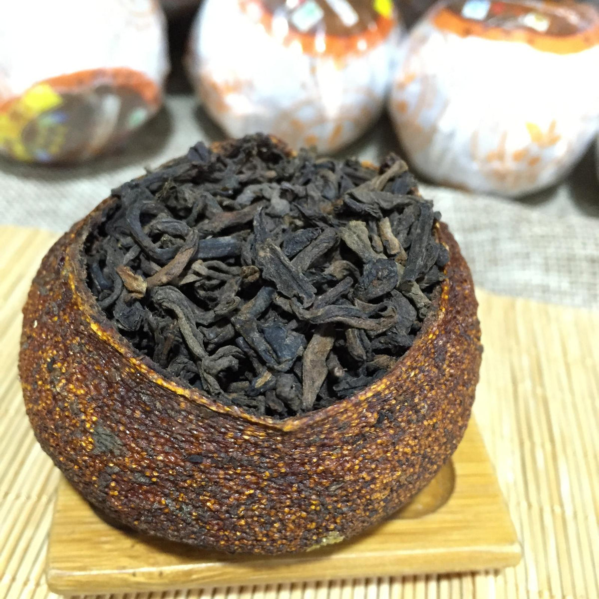 CIFbuy Aged Orange Puer Tea 312 Jujube Fragrance Xinhui Chenpi Pu'er Cooked Loose Tea