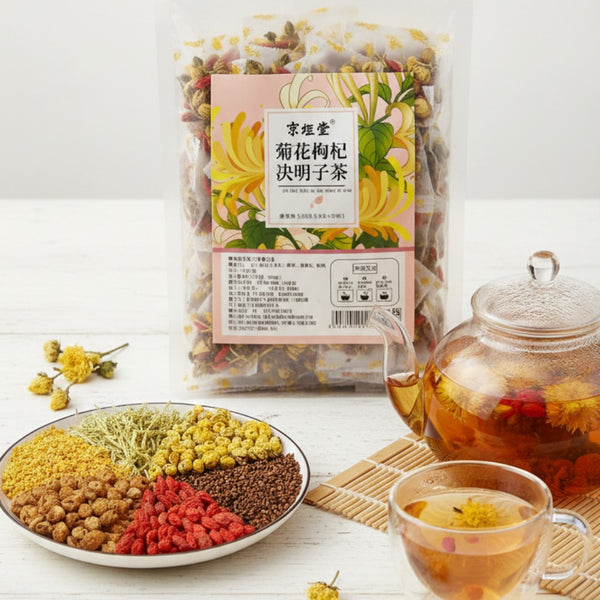 CIFbuy Chrysanthemum Cassia Herbal Tea 60g Caffeine-Free Natural Loose Leaf Gift菊花决明子草本茶 60克 无咖啡因 天然散装茶 礼品装
