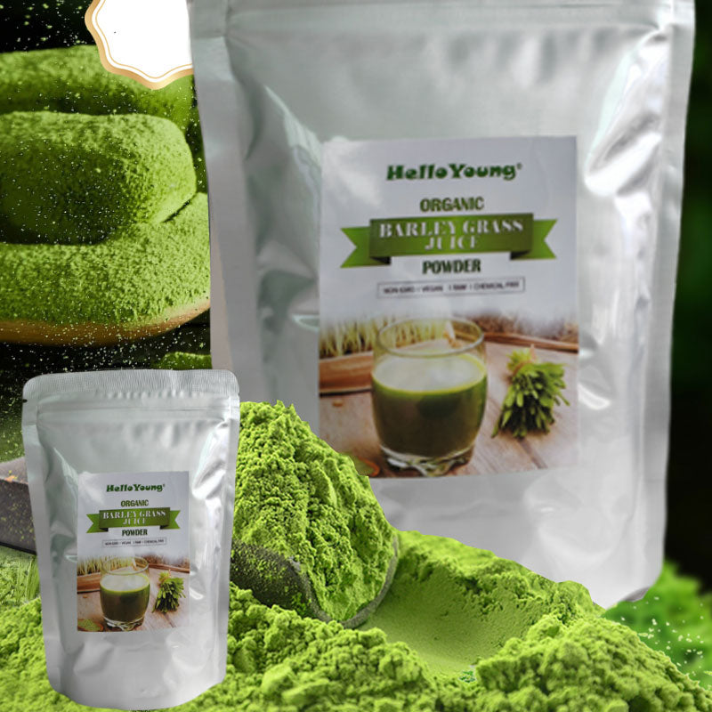 HelloYoung Organics Dehydrated Barley Grass Powder - Non-GMO Gluten-Free Main image