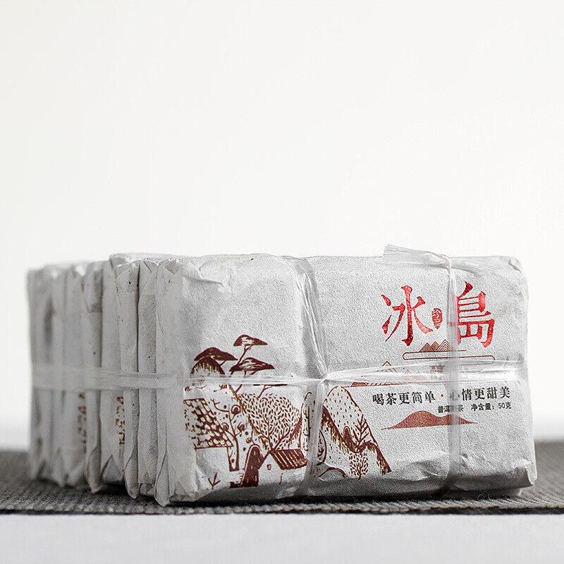 CIFbuy 50g Icelandic Alcohol Old Tree Puerh Ripe Tea Brick Spring Tea Yunnan Puerh Tea