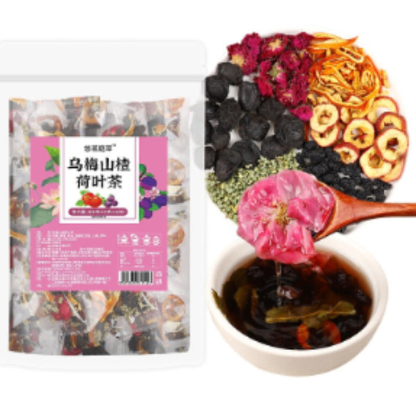 120g China Organic Flower Tea Ecology Hawthorn Tangerine Peel Tea Health Care