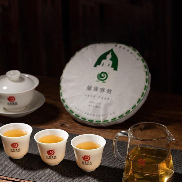CIFbuy 2018 Yunzhang Rattan Spring Mengku Ancient Tree Teng Tiao Pu-erh Tea Raw 357g