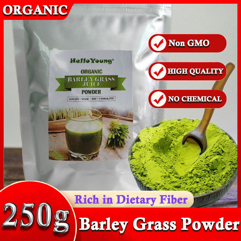 Barley grass official store Organic Barley Grass Powder original 250g Great for Juices, Smoothies, Shakes, Yogurts Main image