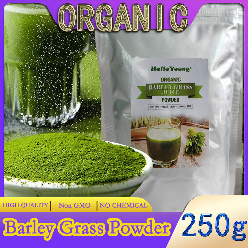 barley powder pure organic Organic Barley Grass Powder original 250g barley grass official store Weight Loss Barley Health Matcha Beverage Main image