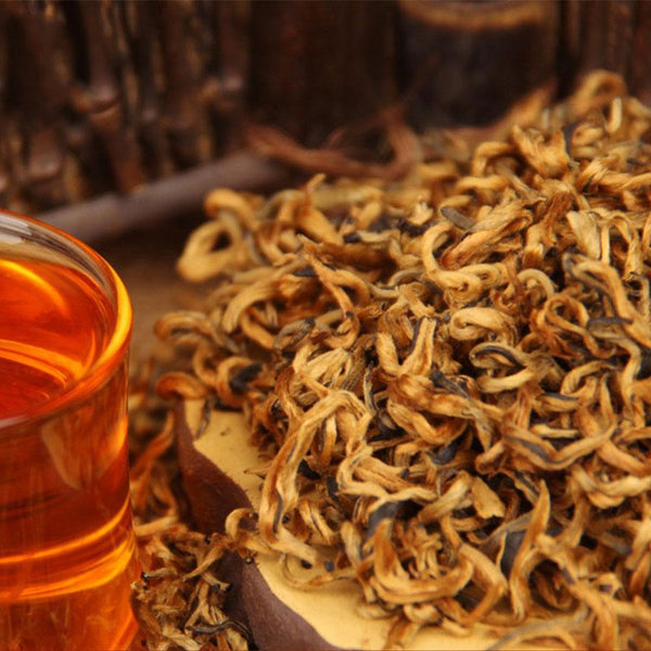 CIFbuy Yunnan Dian Hong Premium Honey and Golden Bud Black Chinese Tea 2023 100g