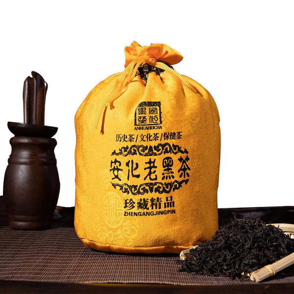 CIFbuy 500g Tian Jian in Cotton Bag Heavenly Tips Hunan Anhua Tianjian Hei Cha Dark Tea