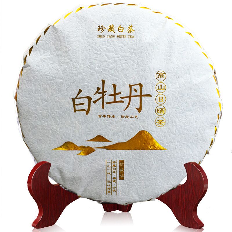 Peony King Chinese White Tea Bai Cha Cake Fuding White Peony White Tea 300g Main image